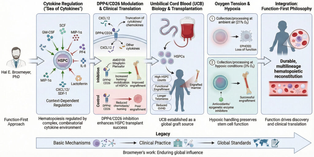 A function-first legacy in hematopoietic stem cell biology: the scientific impact of Hal E. Broxmeyer
